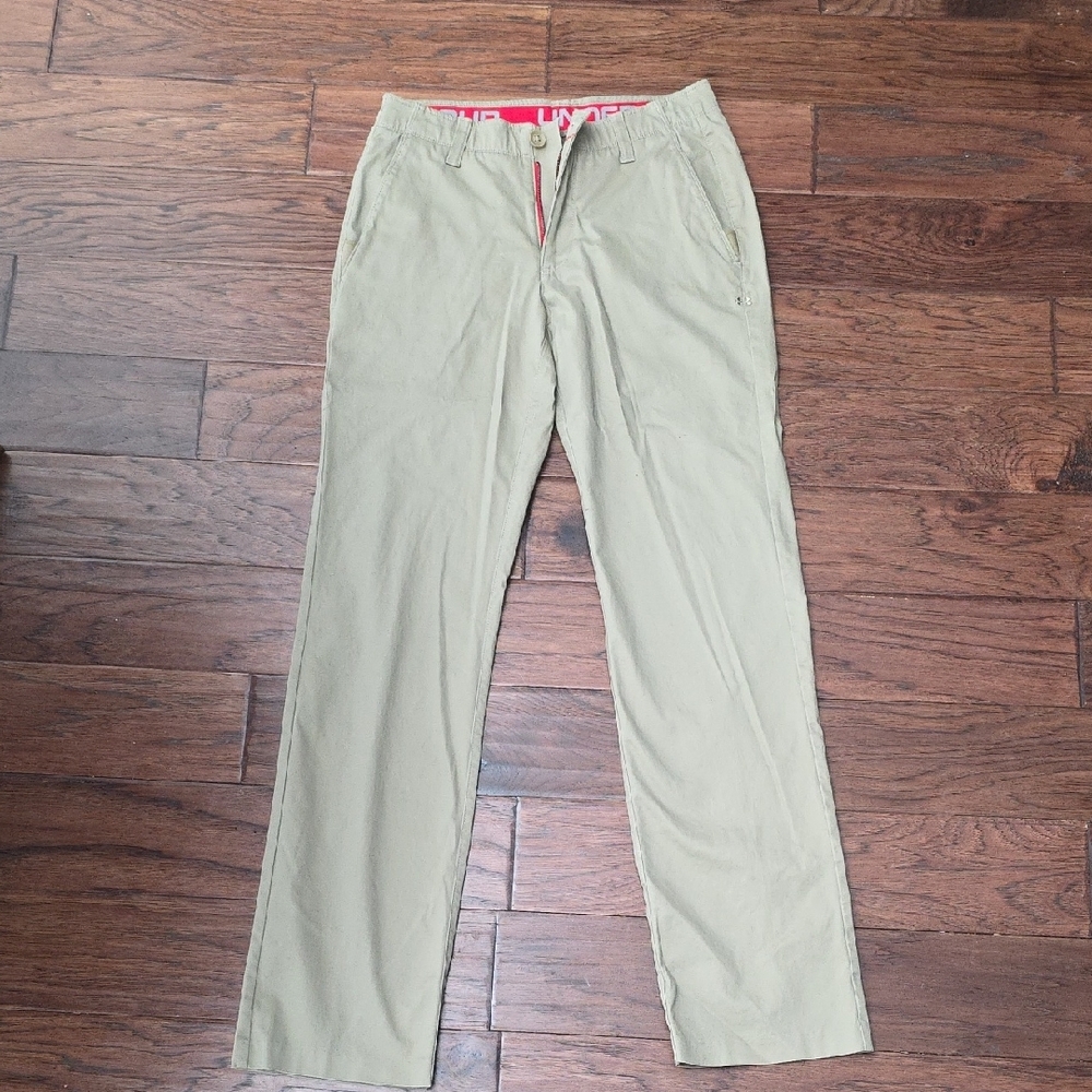 Under Armour Tan Chinos Comfortable Lightweight Design